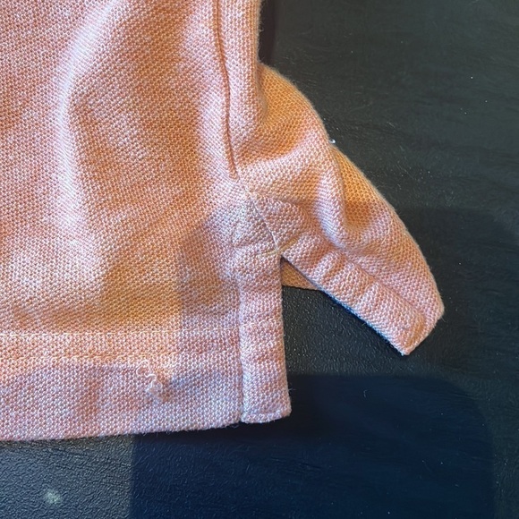 Tommy Hilfiger golf shirt polo, pale orange color, size large​​​ - Picture 5 of 6